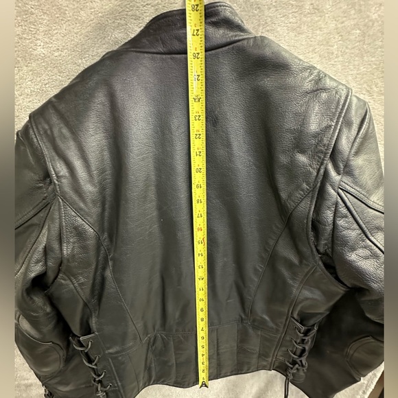 Real Leather Biker jacket, Men’s Med - Picture 5 of 6